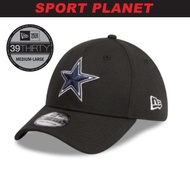 New Era Dallas Cowboys Black 39THIRTY Stretch-Fit Cap Accessories (70503544) Sport Planet (DO22093)