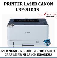 Printer Canon A3 Laser Mono - LBP8100n - Original - Resmi