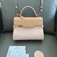 Delvaux 德爾沃 tempete mini 粉色拼色 小號 底長約20~