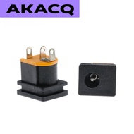 10 Pcs DC Power Socket DC-015 Jack 5.5X2.5MM Square Panel Mounting 5.5X2.1MM 5.5 * 2.1 mm DC Socket 