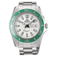 BNIB Orient Mako Automatic Scuba Diver EM75006W CM75006W White Dial Green Bezel Stainless Steel Bracelet Mens Watch  (PRE-ORDER)