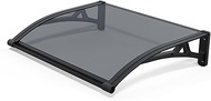 Sink Design Awning Canopy, Window Awning Door Canopy, Black Aluminum Alloy Bracket Window Door Canop