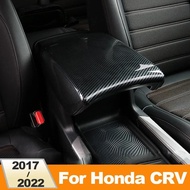 Honda CRV CR-V 2017-2022 ABS Car Accessories Center Control Armrest Box Protective Sticker Cover Tri