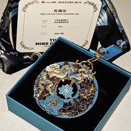 Immediate Shipping Keep Medal Dragon Pattern Glass Medal History Museum Series Cultural Relics Souve