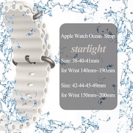 Tali Silikon untuk IWatch Seri 10 9 8 7 6 5 4 3 Ultra/Ultra 2 49Mm 44Mm 40Mm 45Mm 41Mm 42Mm Gelang J
