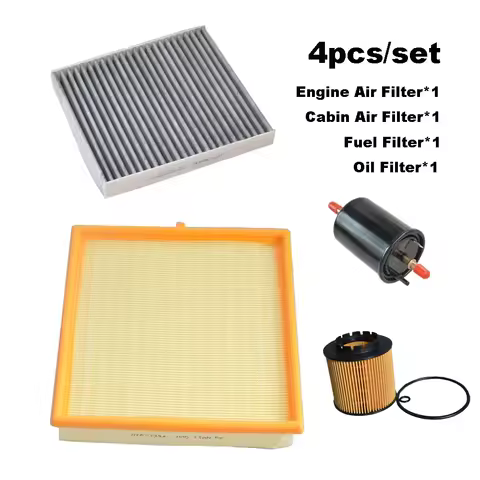 4pcs Filter Set For Geely Binray 1.0T 200T 2019 2020 2021 Binrui 3G10TDB Engine AC Cabin Air Gas Oil