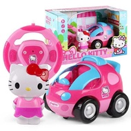 Cute Hello Kitty Radio Control Car Cute Pink Hello Kitty RC Car Toy For Girls With Music And Flashing LED Lights