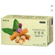 Daehan Tea Burdock Tea 100 Tea Bags | Korean Roasted Burdock Root Tea | Caffeine Free Herbal Tea | L