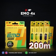 EXP EMO 4X 200m Casting Braided Fishing Line Ultra Sensitive Smooth Thin Strong PE Multifilament Dur