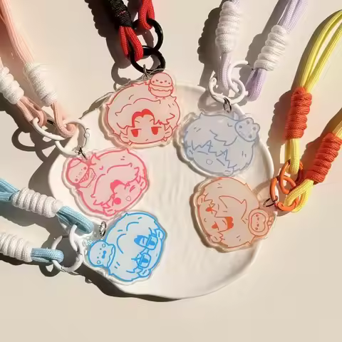 Love And Deep Space Phone Case Hanging Rope Wrist Style Phone Chain Keychain Game Peripherals Rafaye