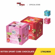 [Chocolate Gift] CHOCO Ritter Sport Chocolates Cube 179g Assorted Flavor/ Product of Germany