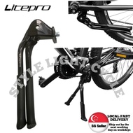 Litepro Double Kickstand Stand Folding Bike MTB Crius Dahon Java Tern Rifles Velocity Hito MTB Sturdy Bicycle Foldie MTB