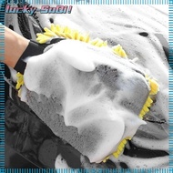 LUCKY-SUQI Coral Mitt, Soft Anti-scratch Car Wash Glove, Car Cleaning Tool Microfiber Double-faced Multifunctional Cleaning Glove Car Wash