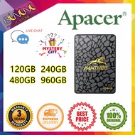 ✎♧[Ready Stock] Apacer Panther AS340 AS350 | AS340X 120GB / 240GB 480GB SSD, SU650 A400 A55 BX500 SU