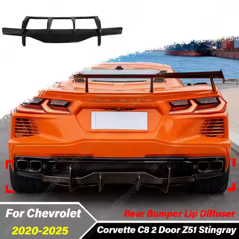 For Chevrolet Corvette C8 2 Door Z51 STG 3 2020 2021 2022 2023 2024 2025 Automobile Rear Spoiler Boa