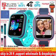 ZUZG LT21 4G Smart Watch Kids GPS Tracker WIFI SOS Video Call Monitor IP67 Waterproof Camera Child Smartwatch Baby PK
