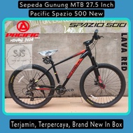 Sepeda Gunung MTB 27.5 Inch Pacific Spazio 500 Alloy, 16 Sp Shimano