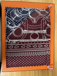 Hermes Silk Drawstring Pouch