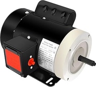 3/4HP Electric Motor 1725RPM Air Compressor Motor 115V/230V Single Phase 56C Frame 5/8"Shaft Diamete
