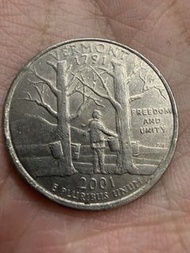 美國🇺🇸25美分50洲紀念幣硬幣