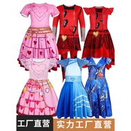 Halloween cosplay Costume Performance Costume Descendants Descendants 4cos Red Bodysuit/H3.13