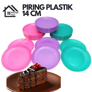 Piring Plastik Sapstar 6 inch Ceper Piring Snack Lepek Plastik Warna