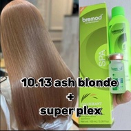 bundle 10.13 ash blonde bremod performance hair color set with hydrox 6%9%12% and super plex 10ml