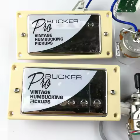 LP Standard ProBucker N and B Electric Guitar Humbucker Pickups with Pro Wiring Harness For Epiphone