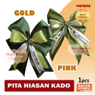 Tq 1 PC Ribbons Hampers Ribbons Parcel Decoration Eid Ribbon Gift Box Ribbons Ribbon Parcel Ribbons 