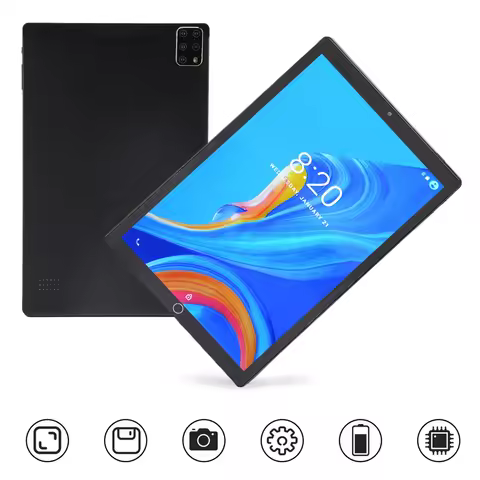 10.1 Inch Tablet 10.1 Inch Tablet for Android 12.0 5G WiFi 6GB 128GB Front 2MP Rear 5MP 10 CPU Table