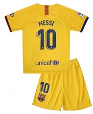 Messi Barcelona Jersey #10 Soccer T Shirt 2019-2020 Season Home Soccer Shirt fc Shirt for Kids