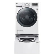 【LG 樂金】TWINWash WiFi雙能洗(蒸洗脫烘)滾筒洗衣機​ 15kg+2kg WD-S15TBD + WT-SD200AHW