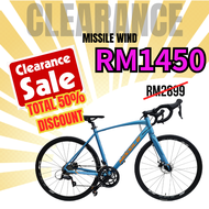 CLEARANCE Missile Wind 700c Alloy Road Bike Shimano Sora 18 Speeds Basikal Bicycle