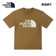The North Face短袖男装2023春夏新款户外运动上衣吸湿排汗舒适透气半袖T恤 173/棕色 2XL