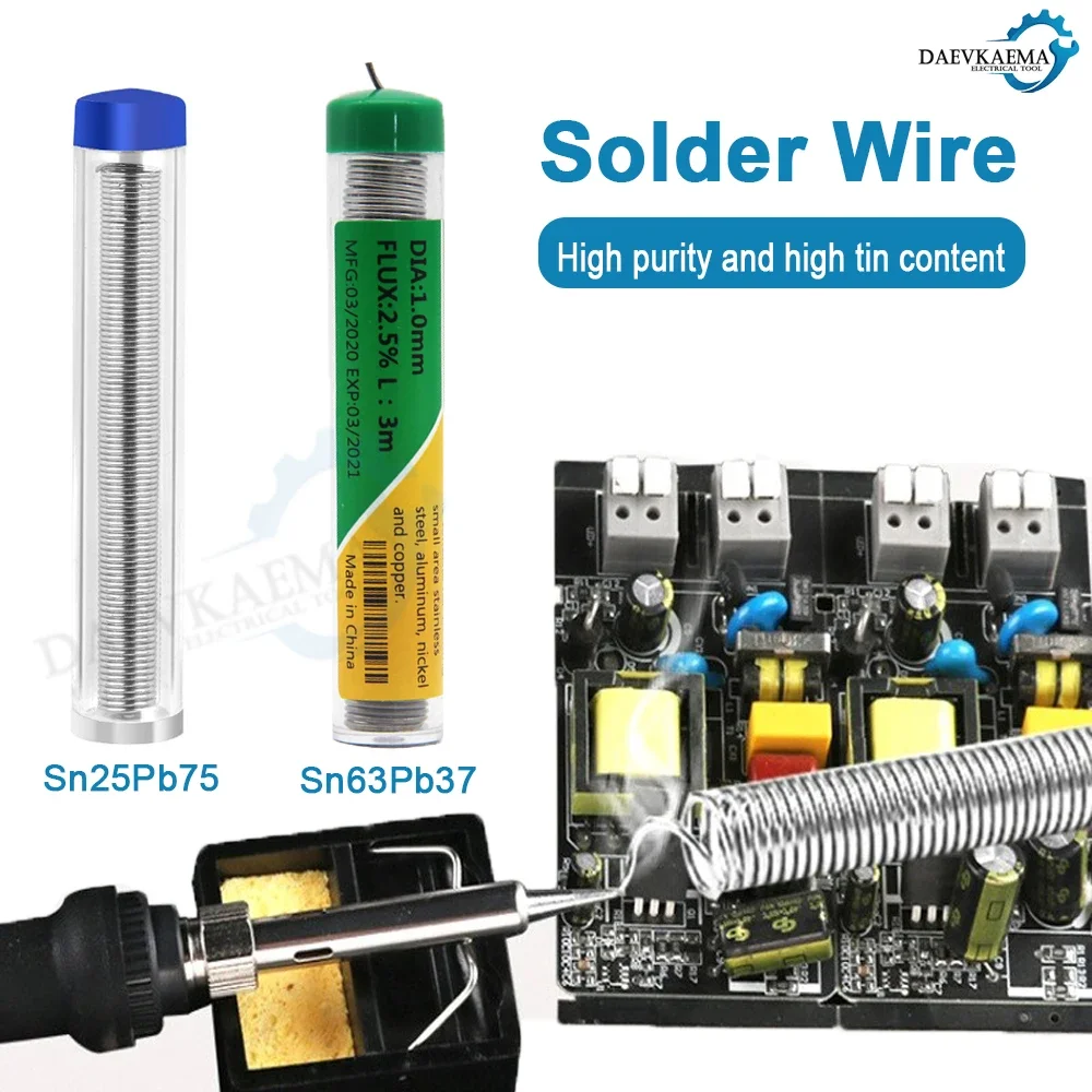 0.8mm/1mm Special Soldering Wire Line High-purity Leaded Solder Wire in a Tube for Maintenance Machi