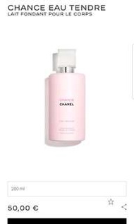 100%new Chanel body lotion