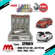 NGK SPARK PLUGS LASER IRIDIUM IZFR6K13 - HONDA CITY 1.5 i-VTEC,FREED 1.5 i-VTEC,JAZZ 1.5 VTEC