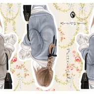 連指手套女士 - 紙/PET（藍色獅子）（suyeon）人物貼紙女孩貼紙