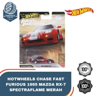 MERAH Hot Wheels Premium Fast Furious Chase 1995 Mazda RX7 RX-7 Spectraflame Red 25th Anniversary Co