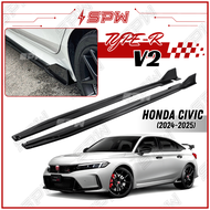 Honda Civic FE (2022-2025) V2-TRR Type-R Side Skirt Side Lip Side Diffuser Lips Skirt Skirting FL1 F