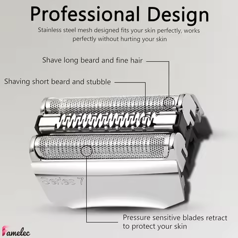 70S Series 7 Replacement Head for Braun Electric Foil Shaver, Compatible with Braun Series 7 790cc 7