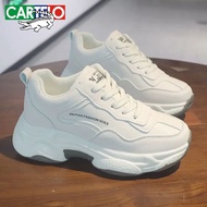 KY/🏅Cartelo Crocodile（CARTELO）Soft Leather Dad Shoes WomeninsTide2023Autumn and Winter New Internet Hot White Shoes Vers
