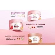 DOVE Body Scrub Sakura / Pomegranate 280gram (Exp: 04/2028)