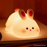 Ledi Duck Lamp，Ledi Duck Rabbit Lamp，Big Face Rabbit Silicone Night Light，LED Soft Duck Lamp，Recharg