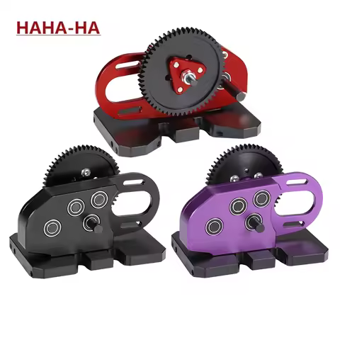 Aluminum 2Low Transmission 30% OD Gearbox with Delrin Skid Spur Gear for 1/10 RC Crawler Capra SCX10