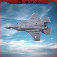 [SONONIA] 1/72 F35B Fighter Aircraft Model with Stand, Aircraft Metal Warplane Fighter Model Ornamen