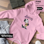 Kids Cotton Everyday Hoodie Sweater Age 4-15 Years CARTOON BASKET LAK3RS Size XS-XL