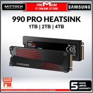 Samsung SSD 990 PRO with Heatsink PCIe 4.0 M.2 2280 | Compatible with Playstation 5