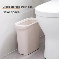 Household Gap Trash Can Kitchen Living Room Narrow Gap Plastic Tube Toilet Coverless Rectangular Toi