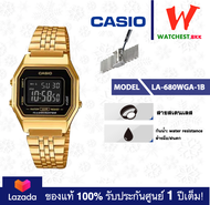 casio นาฬิกาผู้หญิง สายสเตนเลสทอง LA680 รุ่น LA-680WGA :: LA-680WGA-1D LA-680WGA-1B LA-680WGA-9B LA-